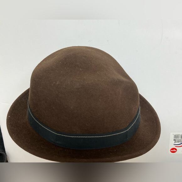 Goorin Bros Fedora Brown Wool Fedora Hat SIZE XL  100% Wool WPL 5923 MADE IN USA - Picture 5 of 9
